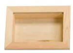 VITRINE EN BOIS VIDE