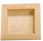 VITRINE EN BOIS VIDE LARGE
