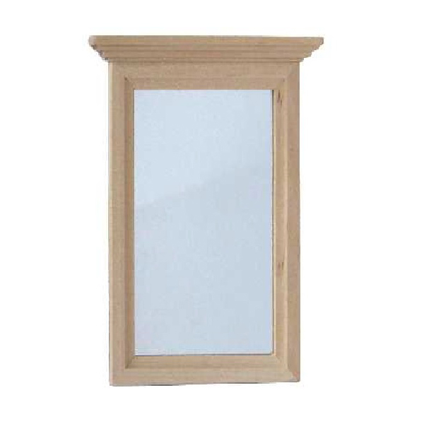 MIROIR MURAL BOIS BRUT OU BLANC