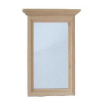 MIROIR MURAL BOIS BRUT OU BLANC