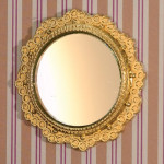 MIROIR DORE