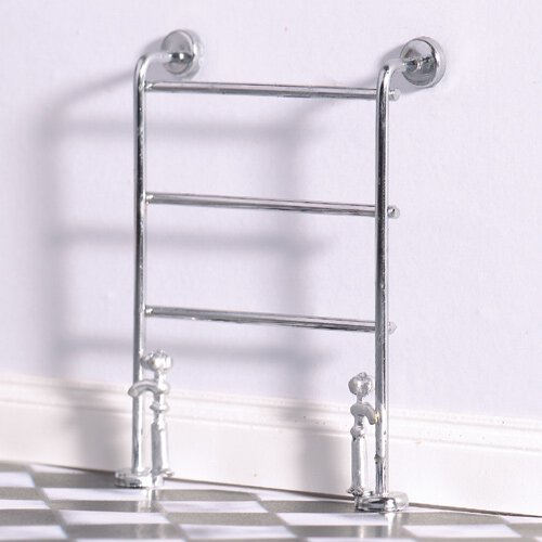 PORTE SERVIETTE METAL ARGENTE