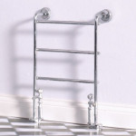 PORTE SERVIETTE METAL ARGENTE