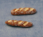 2 PAINS DE CAMPAGNE TYPE BAGUETTE