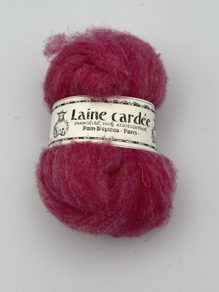 LAINE CARDÉE - FUSHIA CHINÉ