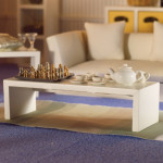 TABLE BASSE BLANCHE