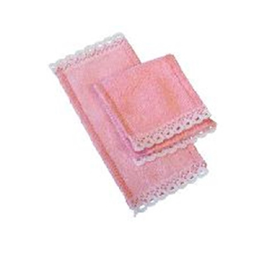 LOT DE 2 SERVIETTES (BLEU OU ROSE)