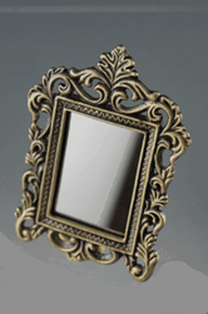 MIROIR AVEC CADRE METAL