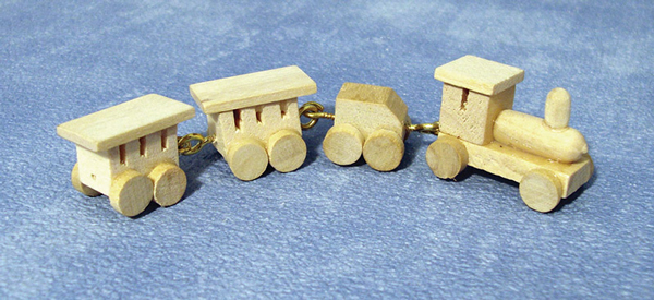 PETIT TRAIN EN BOIS BRUT