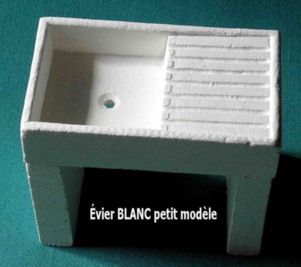 EVIER BLANC SIMPLE OU DOUBLE