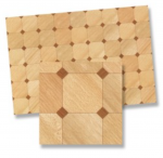 PARQUET AVEC EFFET CABOCHON