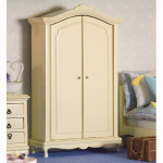 ARMOIRE 2 PORTES COULEUR CREME