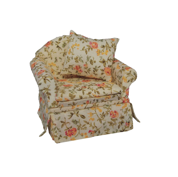CANAPÉ, FAUTEUIL TISSUS FLEURS OU REPOSE-PIEDS