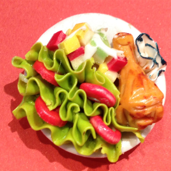 ASSIETTE POULET CRUDITES