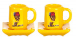 LOT DE 2 TASSES BANANIA