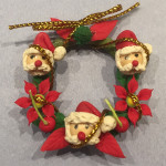 COURONNE AVEC PERE NOEL