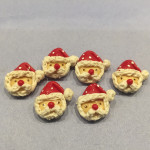 LOT DE 6 PETITS PERE NOEL