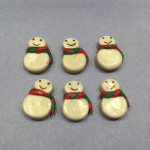 LOT DE 6 PETITS BONHOMME DE NEIGE