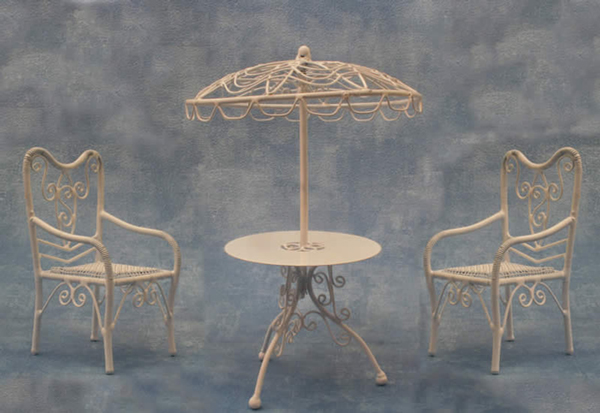 ENSEMBLE TABLE AVEC 2 CHAISES