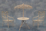 ENSEMBLE TABLE AVEC 2 CHAISES