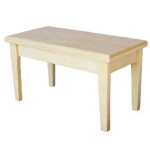 PETITE TABLE EN BOIS BRUT