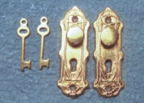 ENSEMBLE POIGNEE DE PORTE ET CLE