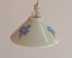 LAMPE SUSPENSION TYPE PORCELAINE