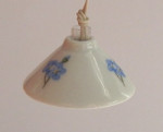 LAMPE SUSPENSION TYPE PORCELAINE