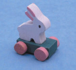 PETIT LAPIN SUR ROULETTE