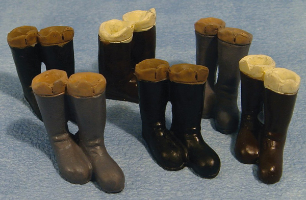 Lot de 6 paires de bottes