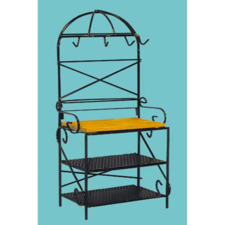 ETAGERE NOIRE EN METAL