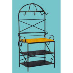 ETAGERE NOIRE EN METAL