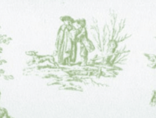 PAPIER PEINT IMITATION TOILE DE JOUY