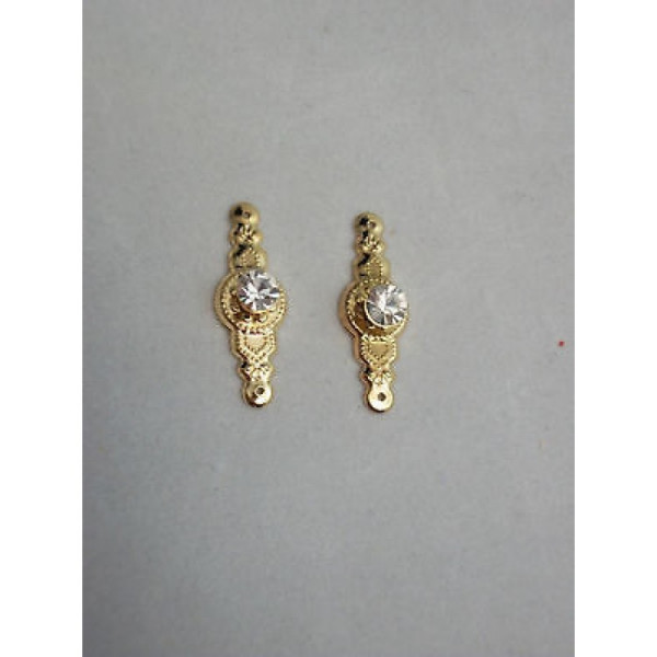 LOT DE 2 POIGNEES DE PORTE (EFFET DIAMANT)