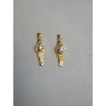 LOT DE 2 POIGNEES DE PORTE (EFFET DIAMANT)