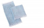 LOT DE 2 SERVIETTES (BLEU OU ROSE)
