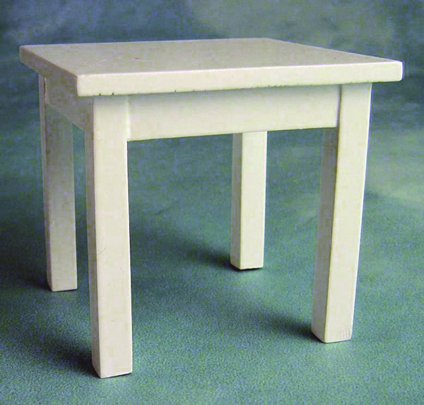 PETITE TABLE RECTANGULAIRE BLANCHE