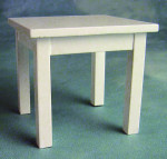 PETITE TABLE RECTANGULAIRE BLANCHE