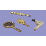 SET PEIGNE - BROSSE - MIROIR - SECHE CHEVEUX