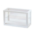 VITRINE COMMERCE AVEC ETAGERES PLASTIQUE