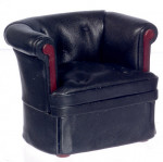 FAUTEUIL TYPE CUIR CHESTERFIELD