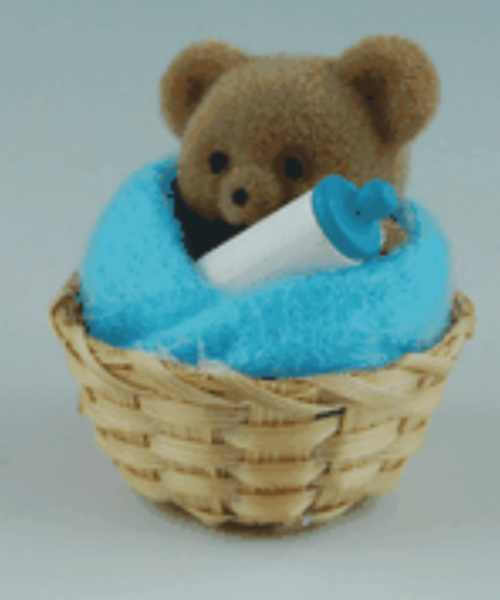 PETIT OURS DANS PANIER