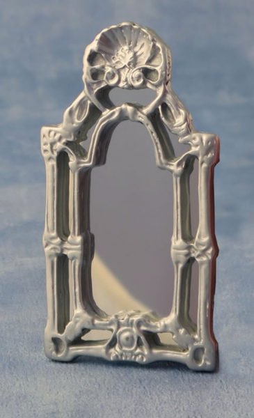 MIROIR BORDURE ARGENT