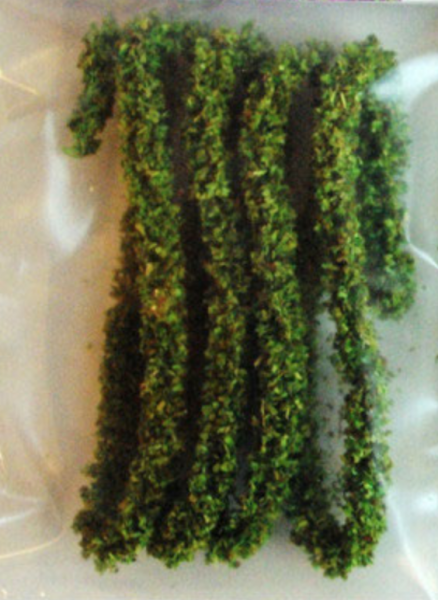 CHENILLE FLOQUEE VERT CLAIR