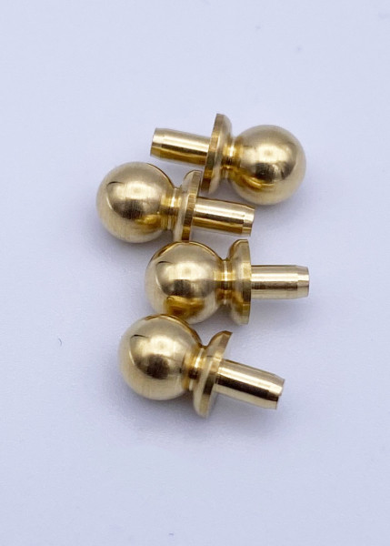 LOT DE 4 BOUTONS EN METAL