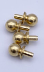 LOT DE 4 BOUTONS EN METAL