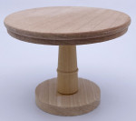 PETITE TABLE RONDE BOIS BRUT