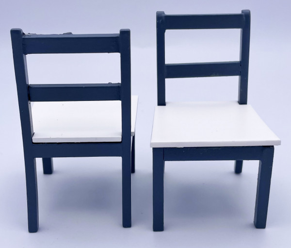 LOT DE 2 CHAISES MODERNES