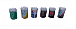 LOT DE 6 CANETTES DE SODA