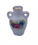 VASE EN PORCELAINE MOTIF FLEUR